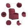 Elektrischer verstellbarer Aufstehsessel aus rotem Stoff von , Sessel - Ref: Foro24-3204191, Preis: 325,19 €, Rabatt: %