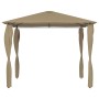 Gazebo with taupe pole covers 3x3x2.6 m 160 g/m² by vidaXL, Tents and gazebos - Ref: Foro24-313606, Price: 191,02 €, Discount: %