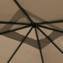Gazebo with taupe pole covers 3x3x2.6 m 160 g/m² by vidaXL, Tents and gazebos - Ref: Foro24-313606, Price: 191,02 €, Discount: %