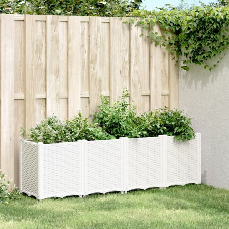 Blumenkasten PP weiß 160x40x53 cm von , Töpfe und Pflanzgefäße - Ref: Foro24-367859, Preis: 142,59 €, Rabatt: %