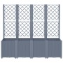Pflanzgefäß mit blaugrauem PP-Gitter 160x40x140 cm von , Töpfe und Pflanzgefäße - Ref: Foro24-367871, Preis: 155,35 €, Rabatt: %