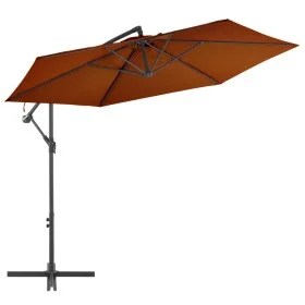 Cantilever umbrella with aluminum pole terracotta 300 cm by vidaXL, Umbrellas - Ref: Foro24-313755, Price: 117,39 €, Discount: %