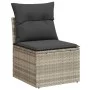 Set sofás jardín 10 pzas con cojines ratán sintético gris claro by , Garden sets - Ref: Foro24-3223071, Price: 703,82 €, Disc...