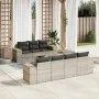 Set de sofás de jardín 8 pzas y cojines ratán sintético gris by , Modular outdoor sofas - Ref: Foro24-3222331, Price: 572,91 ...