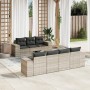 Set de sofás de jardín 8 pzas y cojines ratán sintético gris by , Modular outdoor sofas - Ref: Foro24-3222331, Price: 551,97 ...