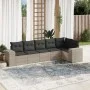 Set de sofás de jardín 6 pzas y cojines ratán sintético gris by , Garden sets - Ref: Foro24-3222591, Price: 440,83 €, Discoun...