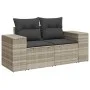 Set de sofás de jardín 8 pzas y cojines ratán sintético gris by , Garden sets - Ref: Foro24-3222821, Price: 614,64 €, Discoun...