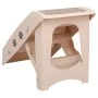Klappleiter für Hunde, cremefarben, 62 x 40 x 49,5 cm von vidaXL, Stufen und Rampen für Haustiere - Ref: Foro24-170984, Preis...