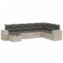 Set de sofás de jardín 8 pzas y cojines ratán sintético gris by , Garden sets - Ref: Foro24-3264518, Price: 558,04 €, Discoun...