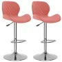 Taburetes de cocina 2 unidades terciopelo rosa by , Kitchen stools - Ref: Foro24-334916, Price: 119,46 €, Discount: %