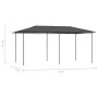 Anthracite gray gazebo 3x6x2.6 m 160 g/m² by vidaXL, Tents and gazebos - Ref: Foro24-313622, Price: 172,46 €, Discount: %