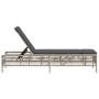 Tumbona con cojín ratán sintético gris claro by , Loungers - Ref: Foro24-4002742, Price: 145,91 €, Discount: %