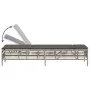 Liegestuhl mit hellem grauem synthetischem Rattan-Kissen. von , Liegen - Ref: Foro24-4002742, Preis: 143,24 €, Rabatt: %