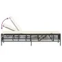 Tumbona con cojín ratán sintético negro de , Tumbonas - Ref: Foro24-4002737, Precio: 146,51 €, Descuento: %