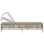 Liegestühle mit Tisch, 2 Stück, aus synthetischem Rattan in Beige. von , Liegen - Ref: Foro24-4002749, Preis: 313,15 €, Rabat...