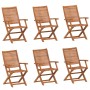 Sillas jardín reclinables 6 uds madera maciza acacia 57x66x95cm by , Garden chairs - Ref: Foro24-3214475, Price: 416,85 €, Di...