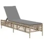 Liegestühle mit Kissen, 2 Stück, aus synthetischem Rattan in Beige. von , Liegen - Ref: Foro24-3261599, Preis: 292,09 €, Raba...