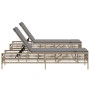 Tumbonas con cojines 2 unidades ratán sintético beige by , Loungers - Ref: Foro24-3261599, Price: 298,05 €, Discount: %