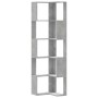 Eckregal 5 Ebenen Holz Grau Beton 50x50x179 cm von , Bücherregale und Regale - Ref: Foro24-852585, Preis: 82,97 €, Rabatt: %