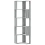 Estantería de esquina 5 niveles madera gris Sonoma 50x50x179 cm by , Bookcases and shelves - Ref: Foro24-852587, Price: 81,82...