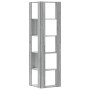 Estantería de esquina 5 niveles madera gris Sonoma 50x50x179 cm by , Bookcases and shelves - Ref: Foro24-852587, Price: 83,20...