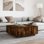 Couchtisch mit Infinity LED in geräucherter Eiche 100x100x40 cm von , Couchtisch - Ref: Foro24-3284046, Preis: 211,94 €, Raba...