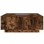 Mesa de centro con Infinity LED roble ahumado 100x100x40 cm by , Coffee table - Ref: Foro24-3284046, Price: 211,94 €, Discoun...