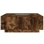 Mesa de centro con Infinity LED roble ahumado 100x100x40 cm de , Mesas de centro - Ref: Foro24-3284046, Precio: 204,28 €, Des...