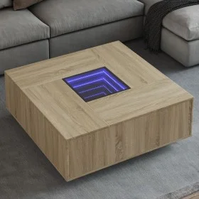 Mitteltisch mit Infinity LED Eiche Sonoma 100x100x40 cm von , Couchtisch - Ref: Foro24-3284044, Preis: 172,46 €, Rabatt: %