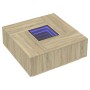 Mesa de centro con Infinity LED roble Sonoma 100x100x40 cm de , Mesas de centro - Ref: Foro24-3284044, Precio: 178,46 €, Desc...