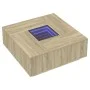 Mesa de centro con Infinity LED roble Sonoma 100x100x40 cm by , Coffee table - Ref: Foro24-3284044, Price: 172,46 €, Discount: %