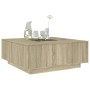 Mesa de centro con Infinity LED roble Sonoma 100x100x40 cm de , Mesas de centro - Ref: Foro24-3284044, Precio: 178,46 €, Desc...