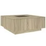 Mesa de centro con Infinity LED roble Sonoma 100x100x40 cm by , Coffee table - Ref: Foro24-3284044, Price: 172,46 €, Discount: %