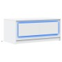 Mesa de centro con luces LED madera ingeniería blanca by , Coffee table - Ref: Foro24-851984, Price: 91,78 €, Discount: %