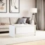 Mesa de centro con luces LED madera ingeniería blanca by , Coffee table - Ref: Foro24-851984, Price: 90,79 €, Discount: %