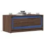 Mesa de centro con luces LED madera de ingeniería marrón roble de , Mesas de centro - Ref: Foro24-851990, Precio: 98,95 €, De...