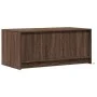 Mesa de centro con luces LED madera de ingeniería marrón roble de , Mesas de centro - Ref: Foro24-851990, Precio: 98,95 €, De...