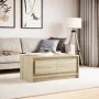 Mesa de centro con luces LED madera de ingeniería roble Sonoma by , Coffee table - Ref: Foro24-851986, Price: 87,99 €, Discou...