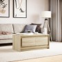 Mesa de centro con luces LED madera de ingeniería roble Sonoma by , Coffee table - Ref: Foro24-851986, Price: 89,10 €, Discou...