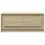 Mesa de centro con luces LED madera de ingeniería roble Sonoma by , Coffee table - Ref: Foro24-851986, Price: 89,10 €, Discou...