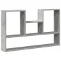 Estantería de pared madera ingeniería gris hormigón 99x15x60 cm by , Shelves and shelves - Ref: Foro24-853239, Price: 41,66 €...