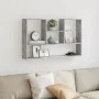 Estantería de pared madera ingeniería gris hormigón 99x15x60 cm by , Shelves and shelves - Ref: Foro24-853239, Price: 41,66 €...
