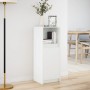 Aparador con luz LED madera de ingeniería blanco 38x34x100 cm by , Sideboards - Ref: Foro24-852166, Price: 57,23 €, Discount: %
