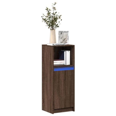 Sideboard mit LED-Beleuchtung, braunes Eichenholz, 38x34x100 cm. von , Sideboards - Ref: Foro24-852172, Preis: 56,63 €, Rabat...