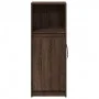 Aparador con LED madera ingeniería marrón roble 38x34x100 cm by , Sideboards - Ref: Foro24-852172, Price: 55,49 €, Discount: %
