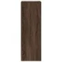 Aparador con LED madera ingeniería marrón roble 38x34x100 cm by , Sideboards - Ref: Foro24-852172, Price: 55,49 €, Discount: %