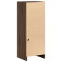 Aparador con LED madera ingeniería marrón roble 38x34x100 cm by , Sideboards - Ref: Foro24-852172, Price: 55,49 €, Discount: %