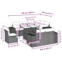 Set muebles jardín 9 pzas y cojines ratán sintético gris claro by , Garden sets - Ref: Foro24-3269302, Price: 737,97 €, Disco...