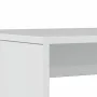 Mesa y bancos de comedor 3 pzas madera ingeniería blanco brillo de , muebles para cocinas y comedores - Ref: Foro24-855534, P...