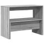 Mesa y bancos de comedor 3 piezas madera ingeniería gris Sonoma de , muebles para cocinas y comedores - Ref: Foro24-855536, P...